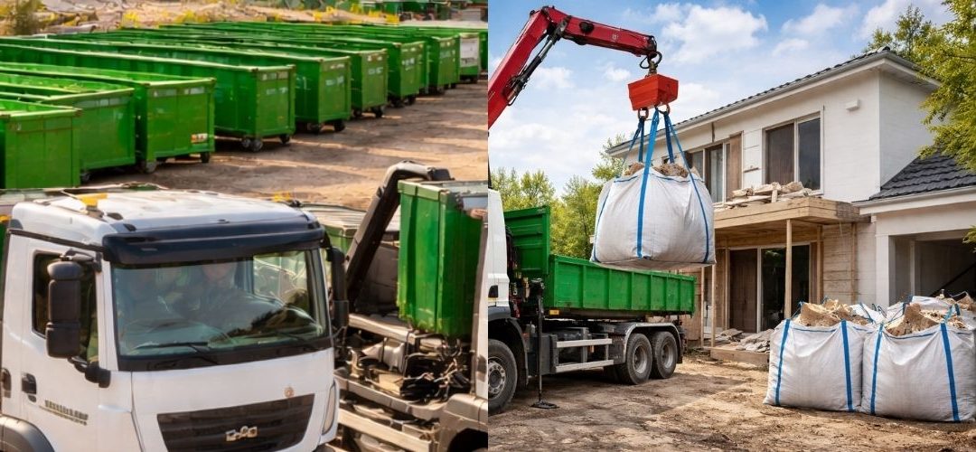 Benne ou Big Bag : que choisir selon vos déchets ?